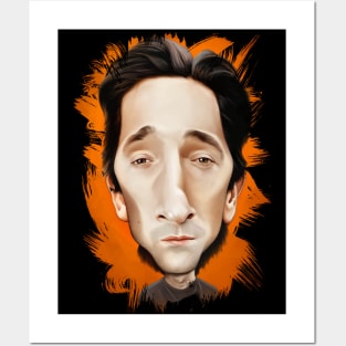 Adrien Brody caricature Posters and Art